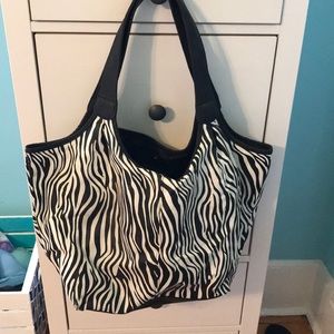 Zebra print bag